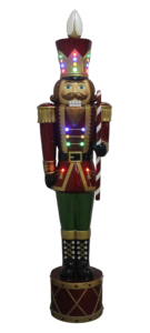 60" Soldier Holding Scepter with LED Lights - Product Image 2
