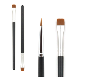 2023 Hot White Natural Hair Vegetarian Eye Makeup Brush Own Corrector Brush Brand Luxury Eyeshadow Makeup Brush - Product Image 1