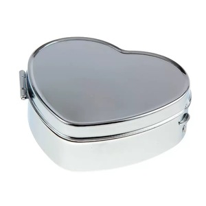 New Arrival y học Organizer xách tay <span class=keywords><strong>Pill</strong></span> hộp trang điểm lưu trữ <span class=keywords><strong>container</strong></span> gấp <span class=keywords><strong>Pill</strong></span> trường hợp kim loại <span class=keywords><strong>Pill</strong></span> Cutter với gương - Product Image 4