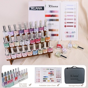 KLAN Nail Supplies Gel Polish New Design 100 Color Collection Nail Gel Polish Set Box OEM Odorless Uv Gel Vernis Permanent - Product Image 6