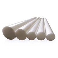 Barre en plastique acétal POM de haute qualité, barre en Delrin, diamètre 4-400 mm, barre en Derlin, polyoxyméthylène blanc noir dur POM-C POM-H