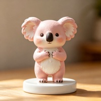 Sculpture de koala BZY de taille personnalisable, adaptée à la décoration intérieure et extérieure, statue en résine transparente.