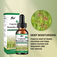 Minyak Ekstrak Cyperus Rotundus Alami Murni Cold-Pressed Label Pribadi untuk Perawatan Penghilangan Rambut Wanita & Pria