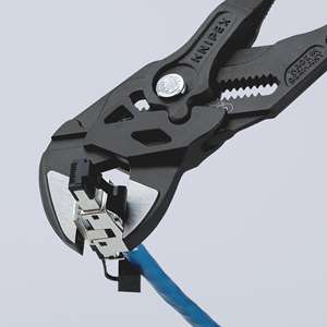 KNIPEX 86 02 250 <b>Pliers</b> <b>Wrenches</b> <b>pliers</b> and a <b>wrench</b> in a single tool with multi-component grips grey atramentized 250 mm - Product Image 4