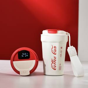 NOUVEAU Tasse à café isolée de 390ml, <span class=keywords><strong>bouteille</strong></span> d'eau thermique en acier inoxydable 304, tasse de voiture portable, idée cadeau - Product Image 5