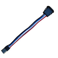 Cable USB C Macho a Hembra de 4 Vías para Montaje en Panel