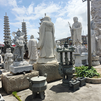 Statue en granit de Lao Tzu, ancêtre taoïste, sculpture de Laozi pour la décoration des temples, cours et jardins – Offre spéciale