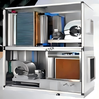 Systèmes CVC écoénergétiques Unité de ventilation à récupération de chaleur HRV ERV Contrôle précis de la température et de l'humidité Moteur sans balais R410A