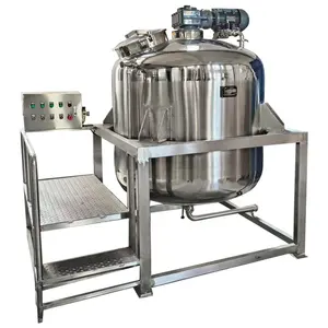 Factory direct Chemical high shear mixer Vacuum emulsifying mixer 300L stirred reactor