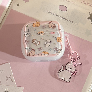 Étui de protection souple et mignon pour <span class=keywords><strong>AirPods</strong></span> 1-4 Pro, style chat mignon, style Ins, nouveau design amusant et original pour écouteurs et oreillettes. - Product Image 5