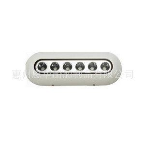 Lampes de pêche LED, lumière sous-marine pour bateau, 6 LED, 12V 24VDC, alliage d'aluminium blanc - Product Image 1