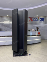 Pantalla LED Plegable X-color para Interiores P1.86, Reproductor Multimedia con Mantenimiento Frontal, Señalización Digital Plegable para Publicidad