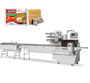 Bostar Hoge Productieve Noodle Machine Automatische En Pack Industriële Instant Noodle Kruiden Poeder Kussen Baf Verpakking Machine