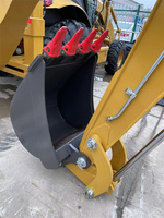Excavadora Multifuncional Confiable para Carreteras Municipales, Retroexcavadora Caterpillar CAT420F de Segunda Mano