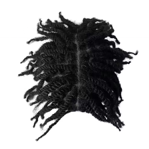 ใหม่ Passion Twist ถักโครเช<span class=keywords><strong>ต</strong></span>์ถักเปียคุณภาพสูงผมแพทช์สําหรับชายอินเดียผมฉีดผิวผู้ชายT Opper Toupee - Product Image 2