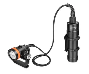 D630 potente Canister Dive Light 4000Lumen scatola metallica primaria lampada da immersione torcia per immersione tecnica, immersioni subacquee, immersioni in grotta