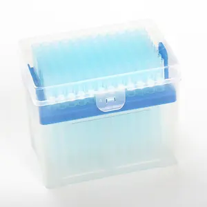 DNA/RNA Free Pipette Tips With Filter Sterile For Pipette 1250ul Sterile Tips 96hole Per Box For Lab