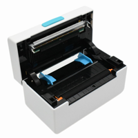 Printer Label pengiriman tanpa tinta kompatibel dengan ESC/POS termal 4 inci 108mm ukuran kertas maksimal untuk mencetak kode batang stok tersedia