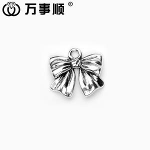 Coréen Rétro Arc DIY Argent Papillon Bracelet et Collier Bijoux Accessoires Hot ** Cheveux Version Mode Pendentifs et Charmes - Product Image 3
