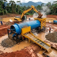 Mesin Trommel Drum Scrubber Layar Ganda SHINING-200TPH untuk Emas, Timah, dan Tungsten, Penjualan untuk Amerika Selatan