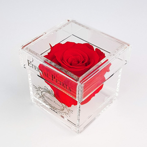 Tùy Chỉnh <span class=keywords><strong>Acrylic</strong></span> Hoa Duy Nhất Cube Hộp <span class=keywords><strong>Acrylic</strong></span> Bảo Quản Hộp Hoa Hồng - Product Image 3