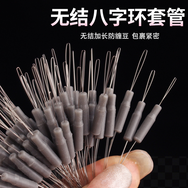 ปลอกแขนสีเทาแบบไม่มีปม 100 ชิ้น