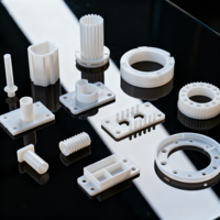CNC Prototype Rapide Composants En Plastique Abs pp Pom Plastique Nylon PEEK Pièces Personnalisé CNC Tournage Fraisage CNC Services D'usinage