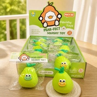 Jouet créatif en forme de poire, jouet anti-stress à presser pour adultes, décoration de bureau, poupée poire, jouet de décompression Kawaii