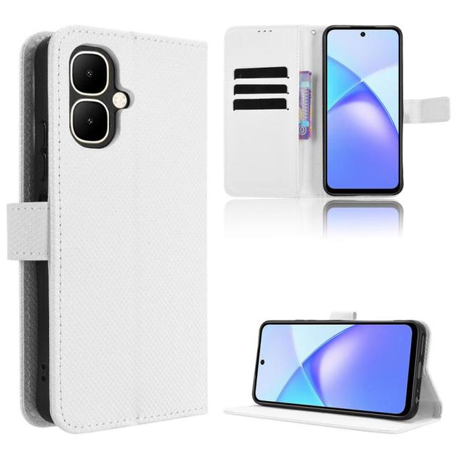 Good Gift for Infinix Smart 10 Tecno Pop 10 4G Diamond Texture Leather Phone Case