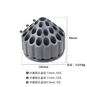 360 °   Support rotatif pour outils de coiffure, organisateur de ciseaux de salon à 35 trous pour salon de coiffure - Product Image 3