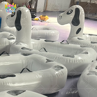 Airfunpro-Bateau gonflable en PVC pour piscine, jeux d'eau flottants, utilisation intérieure/extérieure.