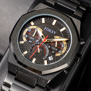 Haute qualité OEM ODM mode boîtier en alliage classique hommes Vintage Logo personnalisé étanche chronographe main poignet Quartz <span class=keywords><strong>montre</strong></span> Manufact - Product Image 1