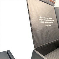 Boîtes d'expédition personnalisées pour vêtements avec logo, livraison rapide, vente en gros e-commerce, emballage carton ondulé durable pour vêtements