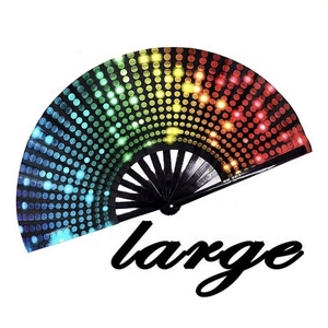 พัดไม้ไผ่แบบพกพาพิมพ์โลโก้ตามสั่งใหม่ของขวัญคริสต์มาส - Product Image 1