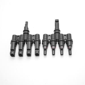 IEC Certification 1000V DC Power Solar Connector PV004-T4 PC Housing Waterproof Dustproof IP65 Single Core Tinned Copper T Type - Product Image 4