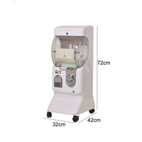 Distributeur automatique de jouets japonais blanc monocouche pour enfants, machine à capsules, machine à jouets Gacha, machine à monnayeur
