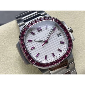Reloj Impermeable de Súper Calidad, 40 mm, Acero, Movimiento de Diamante, Esfera Blanca de Buceo, 8.5 mm - Product Image 1
