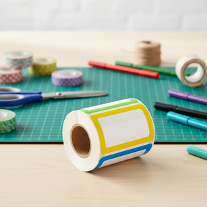 สติกเกอร์กาวในตัวแบบมันเงา ใช้ซ้ำได้ พิมพ์ลายตามสั่ง ป้ายสีสันสดใส ฉลากเรียบๆ กันน้ำ ใช้สำหรับร้านขายของชำ - Product Image 3