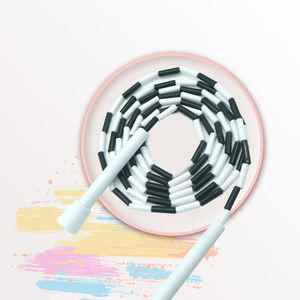 Nuovo arrivo di qualità Premium corda per saltare con perline di vendita a caldo regolabile per Cross Fitness allenamento con perline dure corda per saltare - Product Image 4