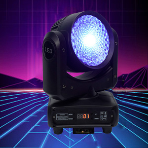 Disco Mobile DJ Party 120W RGBW LED lumière principale mobile DJ lumière éclairage de scène RGB <span class=keywords><strong>Halo</strong></span> DMX-512 commande vocale adaptée - Product Image 1
