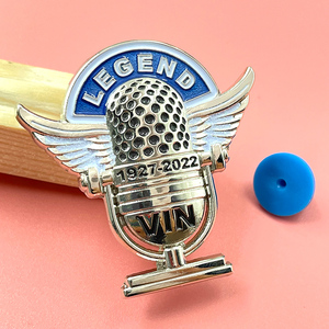 SYD金属工艺制造商批发镀金珐琅定制别针标志动漫卡通徽章促销收藏品 - Product Image 2