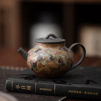 Service à thé Gaiwan en céramique artisanale de style chinois, écologique, avec effet de four, pour le thé Kung Fu, coffret cadeau pour usage professionnel et domestique