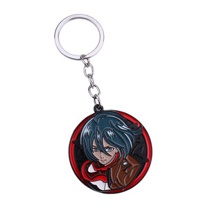 Nuevos Estilos de Mercancí<span class=keywords><strong>a</strong></span> de <span class=keywords><strong>Anime</strong></span>, Llavero con Colgante Metálico Giratorio de Attack on Titan - Product Image 5