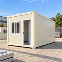 Maison mobile modulaire préfabriquée pliable et étanche de type conteneur, fabriquée en Chine