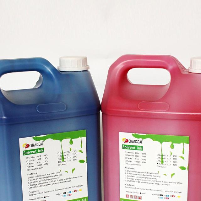 NO Smell Solvent Ink for Gongzheng Solvent Printer with Spectra Starfire 1024 Head