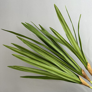 Hochwertige künstliche Phalaenopsis-Orchideen, echt anfühlende grüne Pflanzenblätter für Heimdekoration und Ornamente - Product Image 6