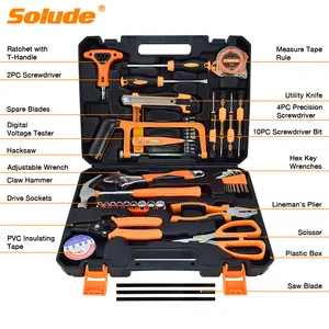 Tienda gallad — boîte à outils professionnelle, 43 pièces, kit d'outils de réparation ménagers