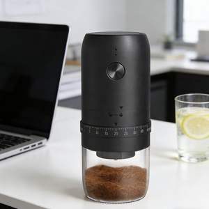 Nouvelle conception de moulin à café électrique automatique en céramique pour grains, rechargeable par USB, pour la maison - Product Image 6