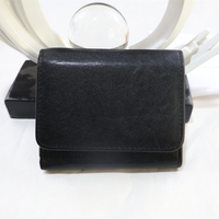 Dompet Kartu Mini Kulit Ringan Mewah Desainer Baru untuk Wanita, Dompet Lipat Dua