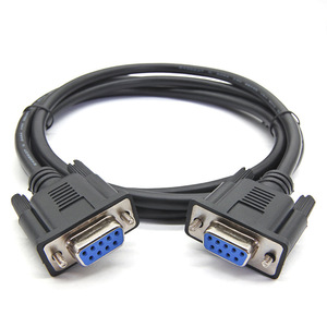 Cable de Monitor de Computadora de 1 Pie, Conector Hembra <span class=keywords><strong>DB</strong></span> de <span class=keywords><strong>9</strong></span> Pines, Aislamiento de PVC, Clasificación IP65, Conductores de Cobre Estañado, Certificación CE ROHS - Product Image 1